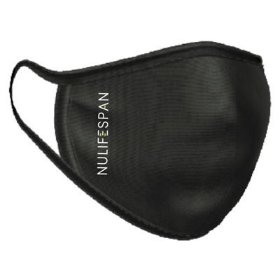 NuLifeSpan Black Face Mask