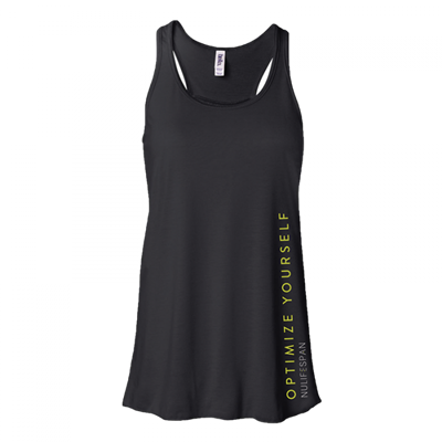 Women's Optimize Yourself Black Tank