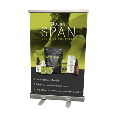 Table Top Banner - NuLifeSpan Product Family