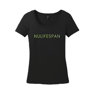 Women's NuLifeSpan Black Bling Tee