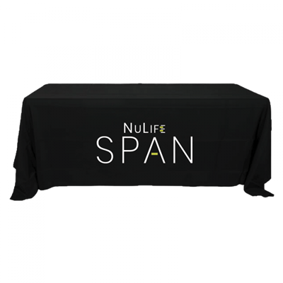 NuLifeSpan Black Table Cloth