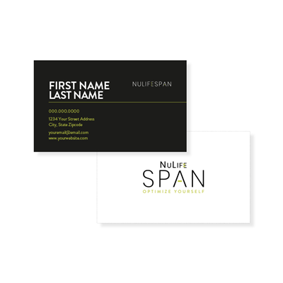 NuLifeSpan Business Cards