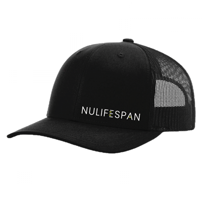NuLifeSpan Black Trucker Hat