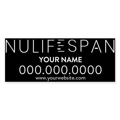 NuLIfeSpan 46x18 Window Decals