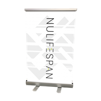 Table Top Banner - NuLifeSpan On White