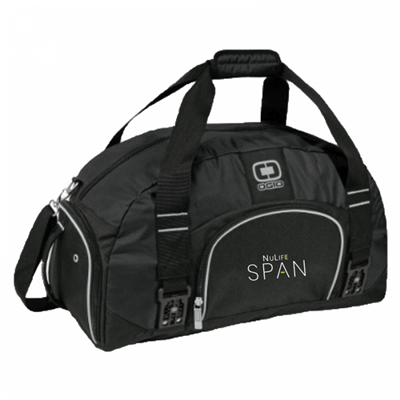 NuLifeSpan Black Duffel Bag